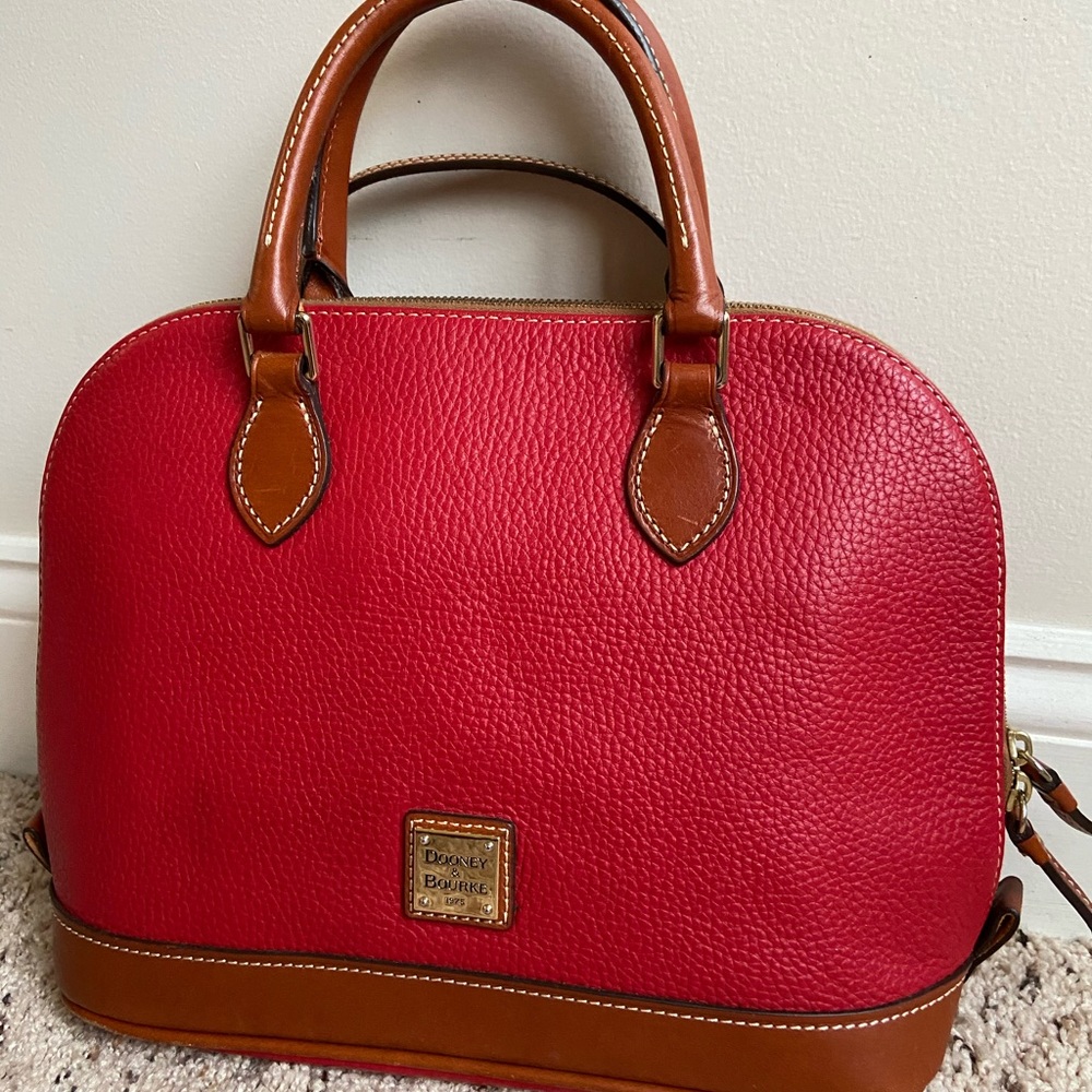 Dooney & Bourke Bag: Pebble Grain Zip Zip Satchel